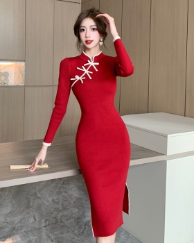 Maiden tight cheongsam temperament dress for women