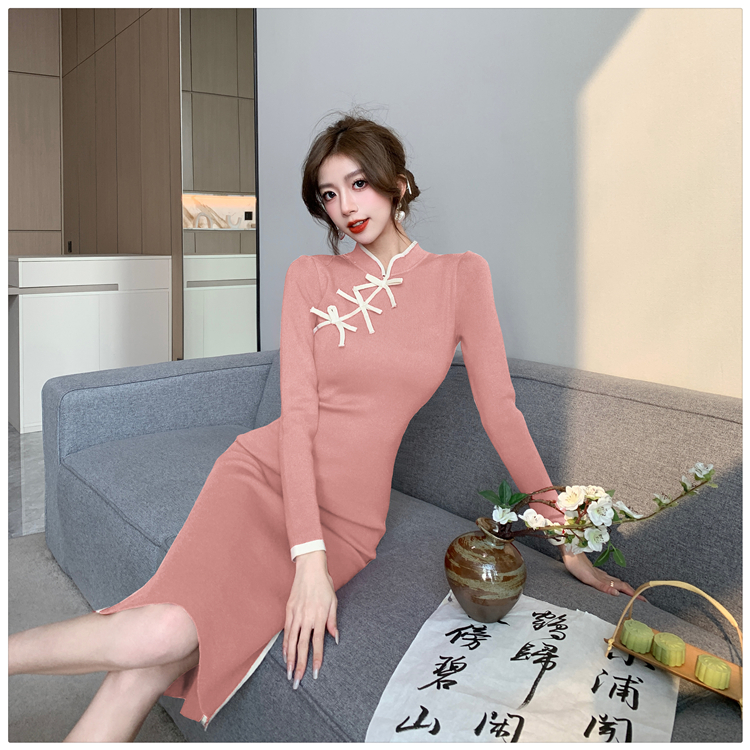 Maiden tight cheongsam temperament dress for women