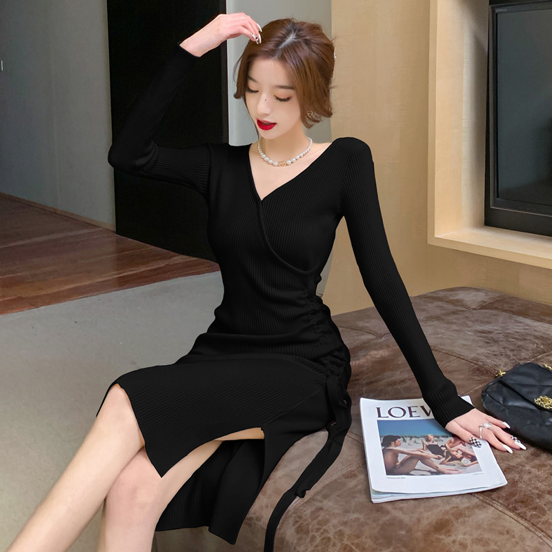 Package hip bottoming dress for women