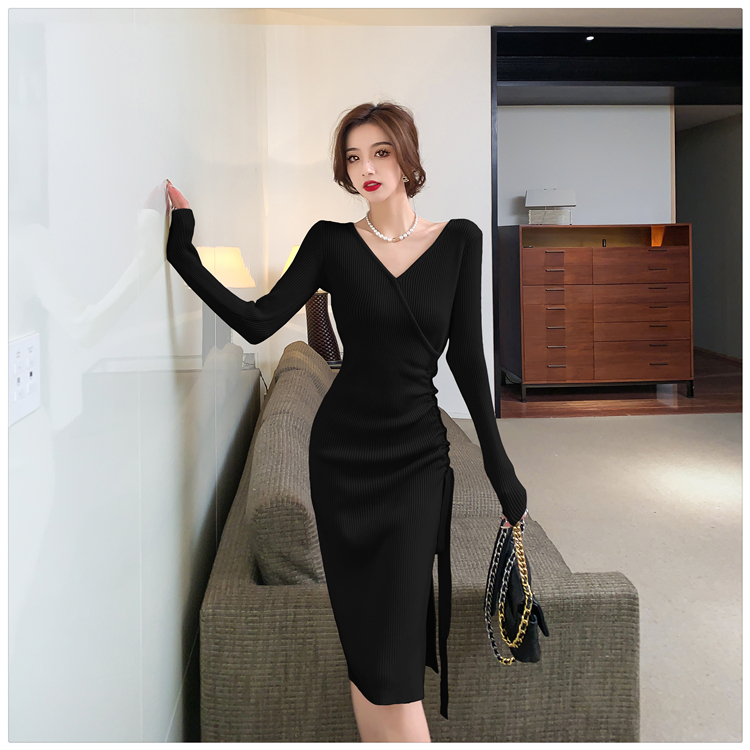 Package hip bottoming dress for women