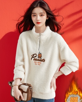 Autumn and winter coat letters sweater for women