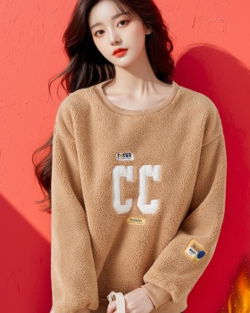 Loose autumn and winter tops show young hoodie for women