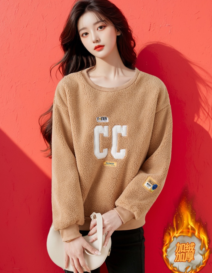 Loose autumn and winter tops show young hoodie for women