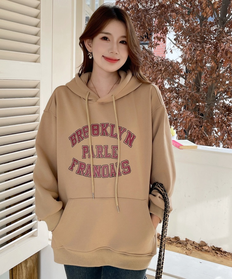 Autumn and winter American style tops all-match hoodie