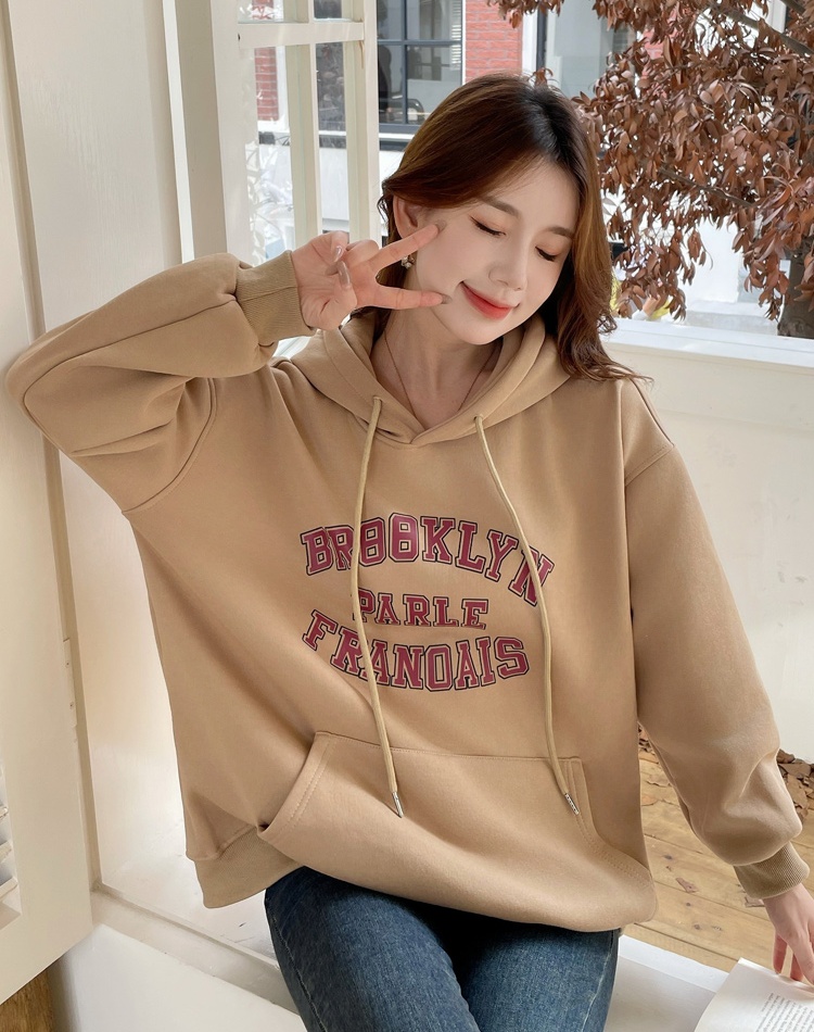 Autumn and winter American style tops all-match hoodie