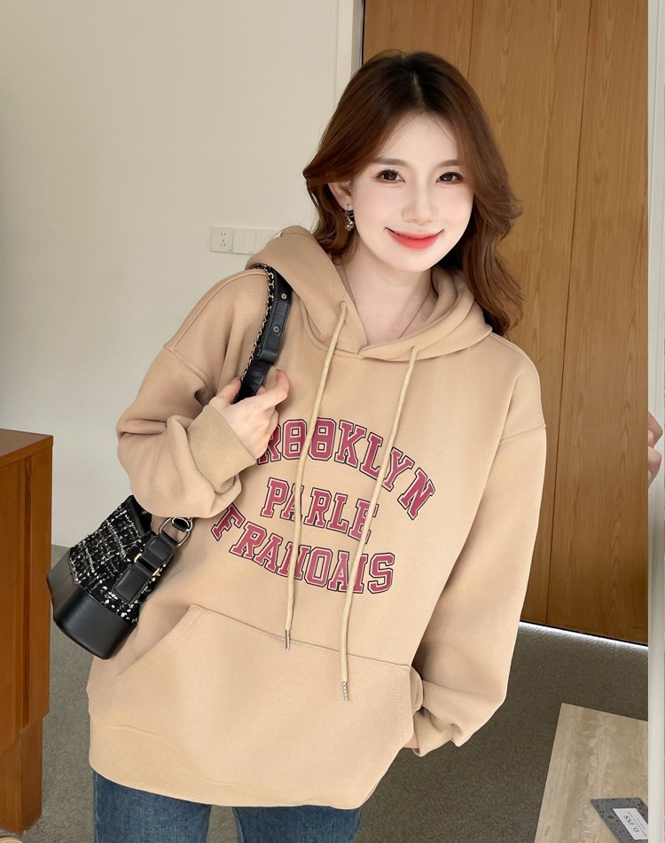 Autumn and winter American style tops all-match hoodie