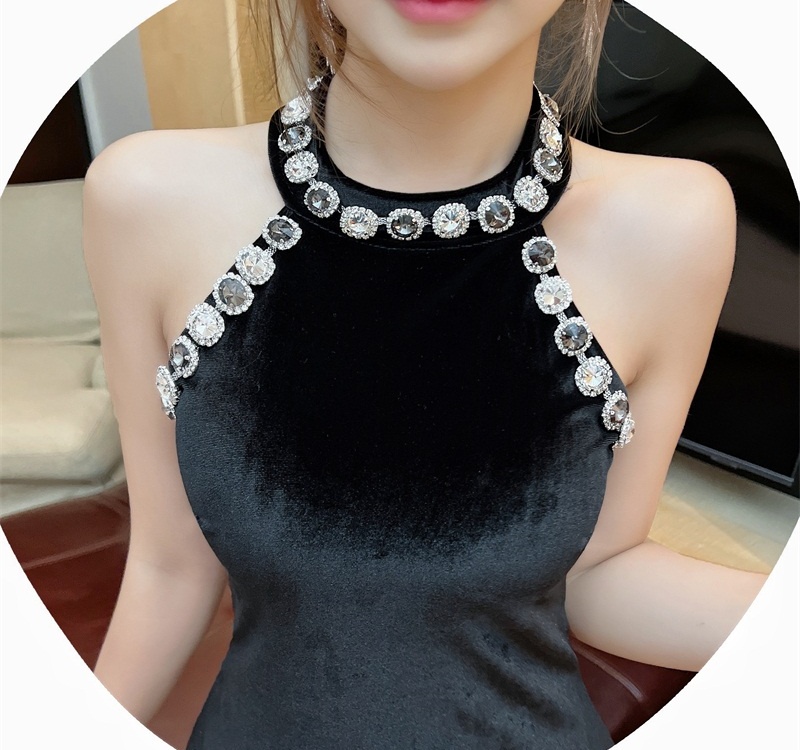 Diamond dress fashion evening dress for women