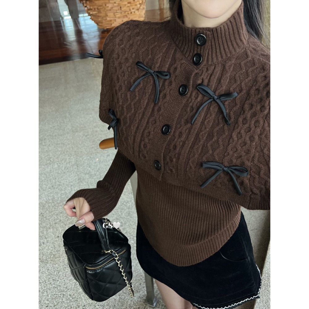 Inside the ride autumn and winter fashion sweater 2pcs set