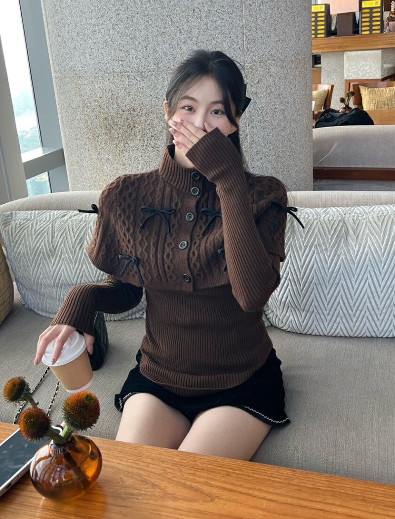 Inside the ride autumn and winter fashion sweater 2pcs set