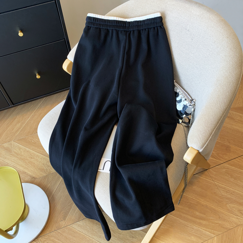 Drape mopping wide leg pants autumn and winter pants for women