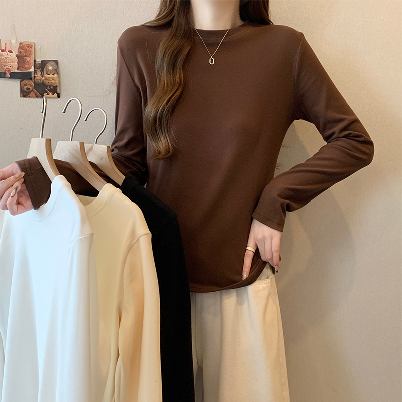 Pure thermal T-shirt autumn and winter tops for women