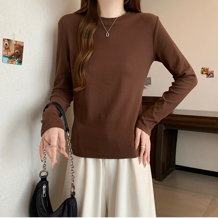 Pure thermal T-shirt autumn and winter tops for women