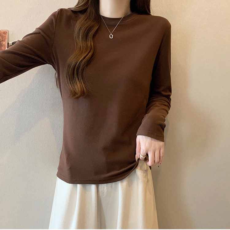 Pure thermal T-shirt autumn and winter tops for women