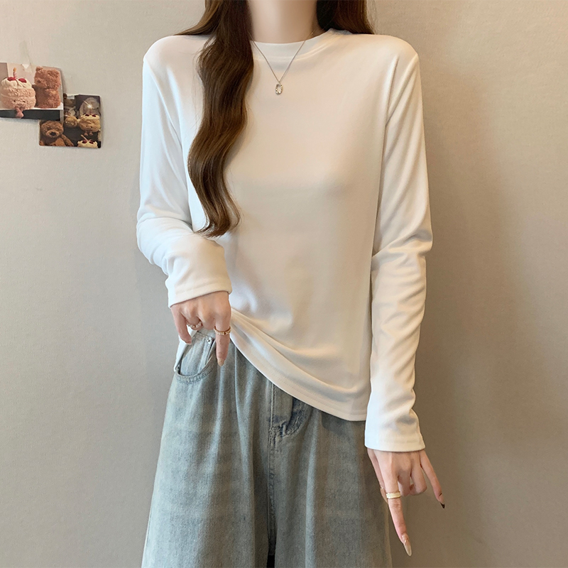 Pure thermal T-shirt autumn and winter tops for women