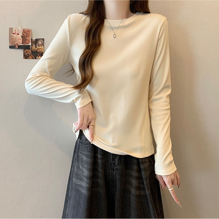 Pure thermal T-shirt autumn and winter tops for women