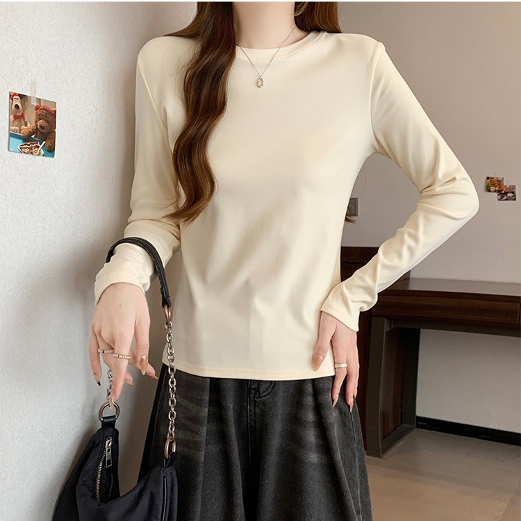 Pure thermal T-shirt autumn and winter tops for women