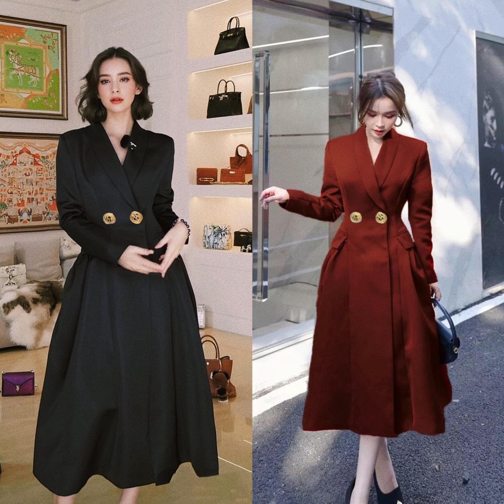 Long fashion dress slim business suit