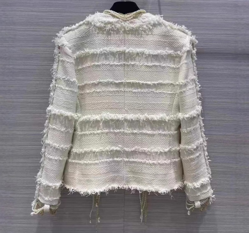 Autumn and winter coarse flower beading jacket