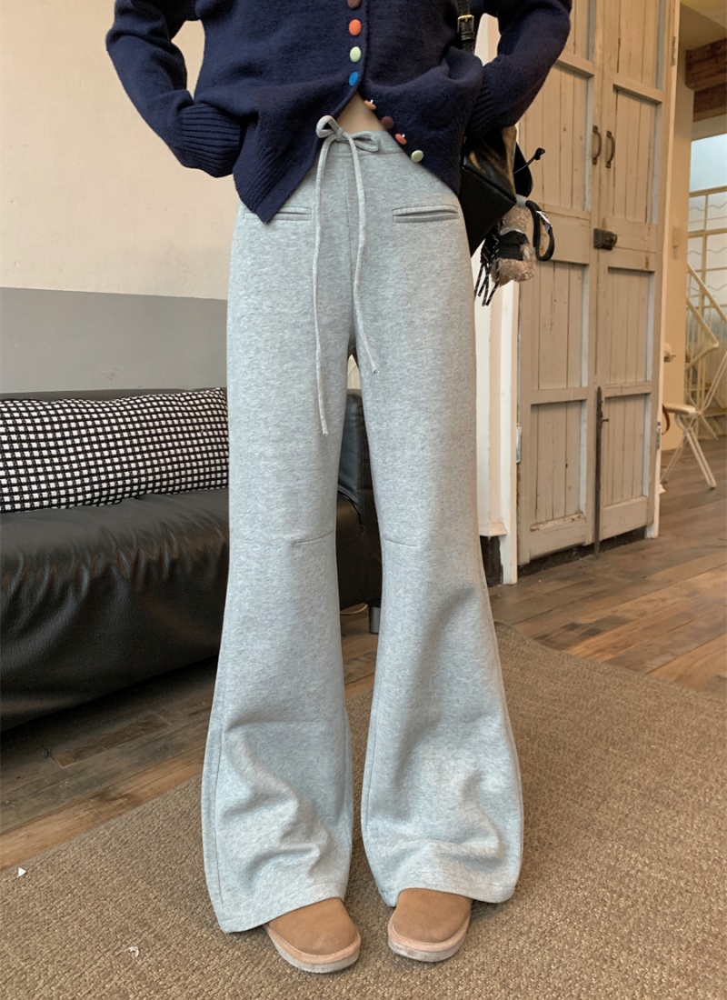 Casual long pants loose wide leg pants