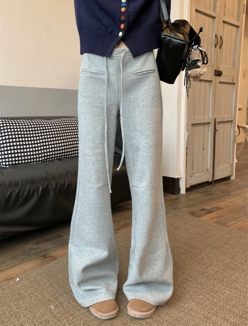 Casual long pants loose wide leg pants