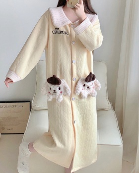 Autumn and winter Casual night dress homewear pajamas