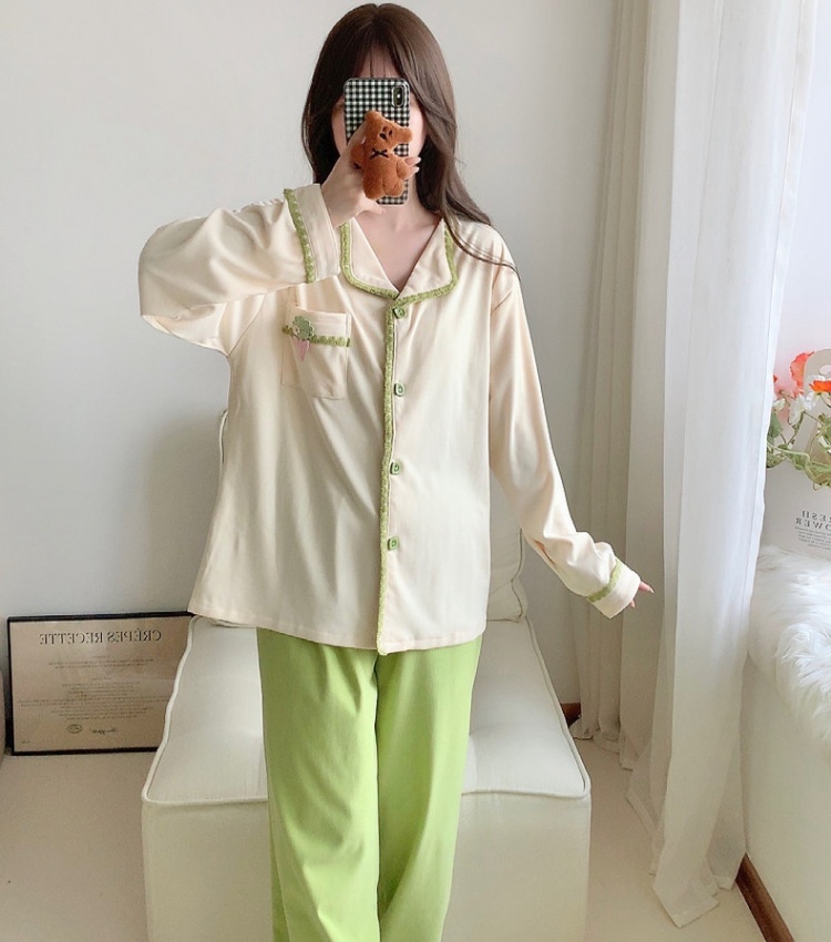 Autumn and winter Casual pajamas a set for women