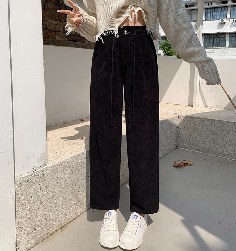 Large yard wide leg pants loose casual pants for women