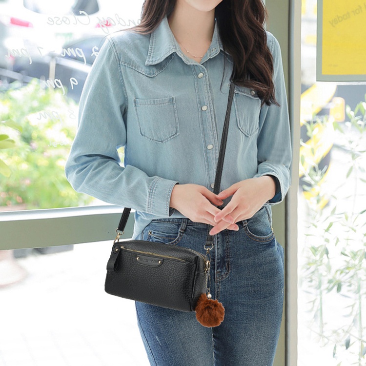 Simple retro shoulder bag fashion handbag for women