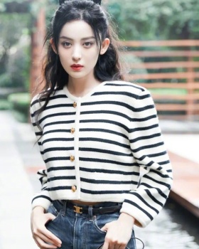 Chanelstyle spring and autumn cardigan short sweater