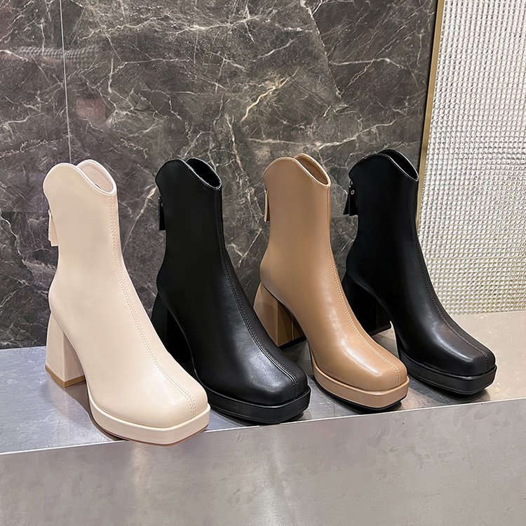 After the zipper boots fashion martin boots for women