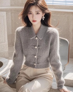 Chinese style lazy sweater autumn and winter tops for women