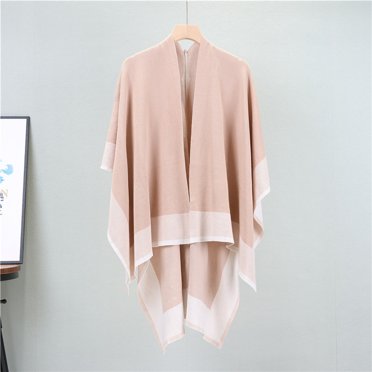 Casual knitted coat loose shawl 3pcs set for women