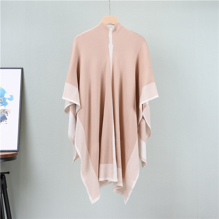 Casual knitted coat loose shawl 3pcs set for women