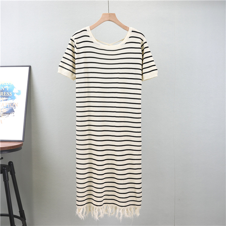 Show young hem dress Casual long dress for women