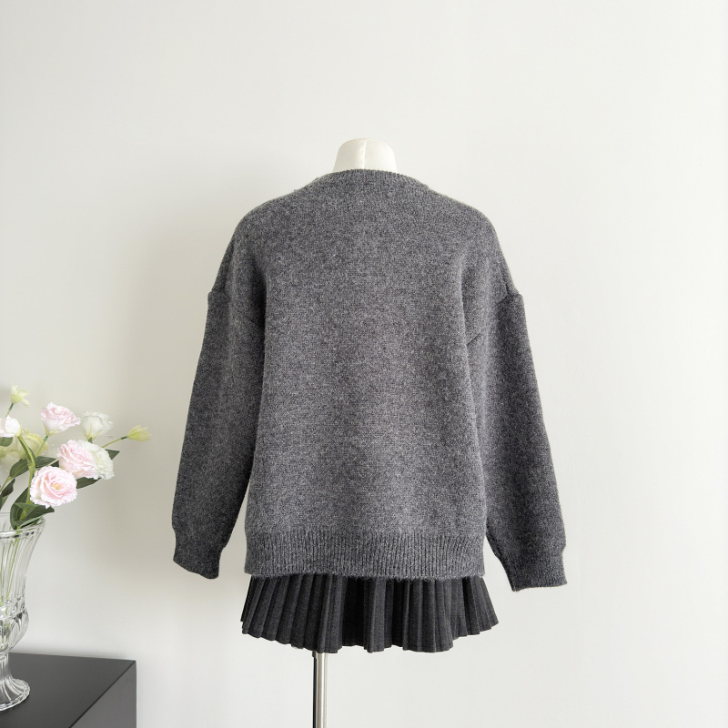 All-match pullover tops winter sweater for women