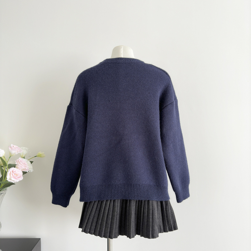 All-match pullover tops winter sweater for women