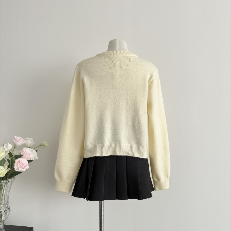 Loose cardigan temperament sweater for women