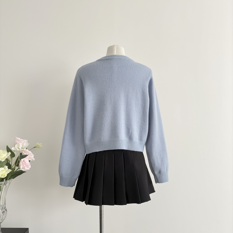 Loose cardigan temperament sweater for women