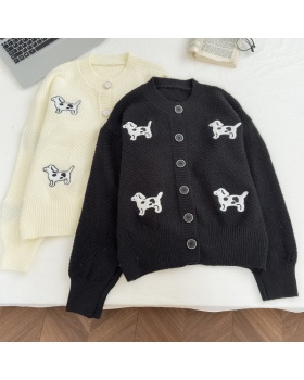 Wears outside coat knitted sweater for women