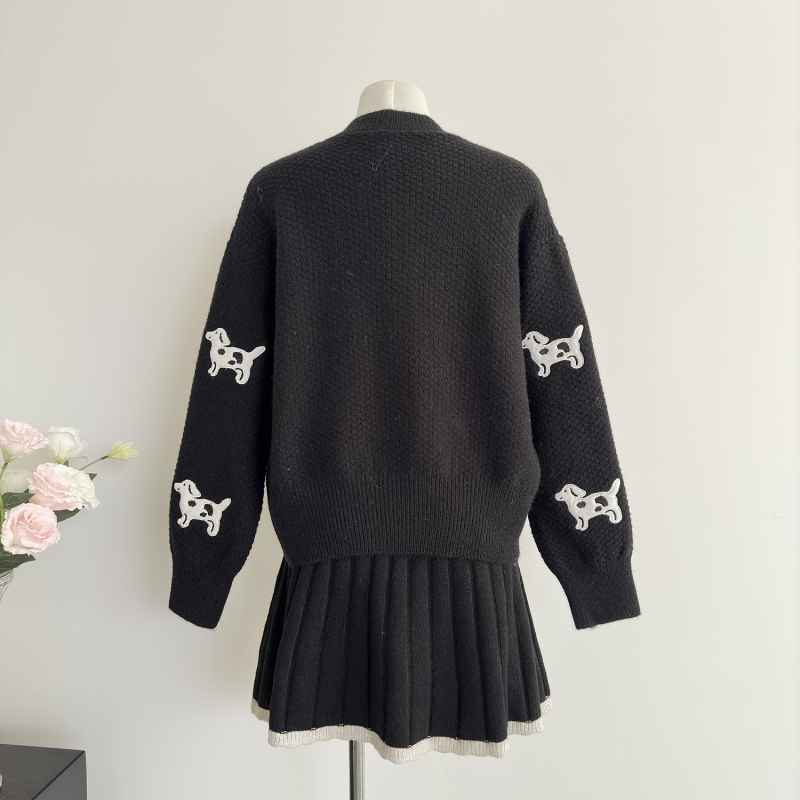 Wears outside coat knitted sweater for women