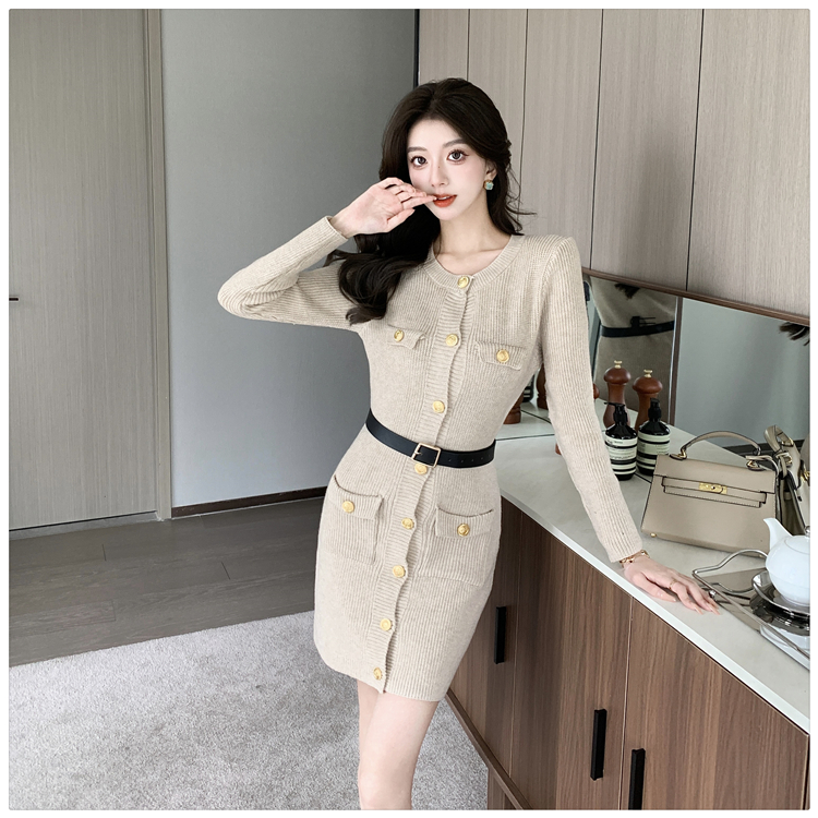 Small fellow temperament sweater fashion dress