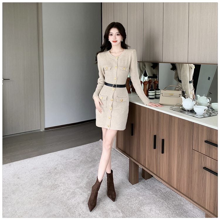 Small fellow temperament sweater fashion dress