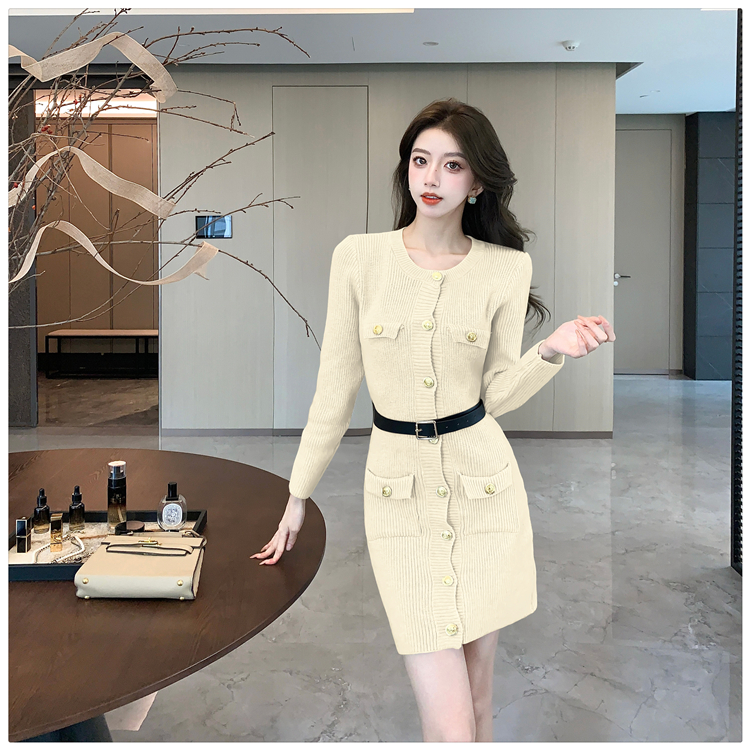 Small fellow temperament sweater fashion dress