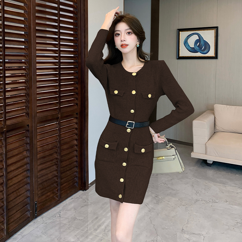 Small fellow temperament sweater fashion dress