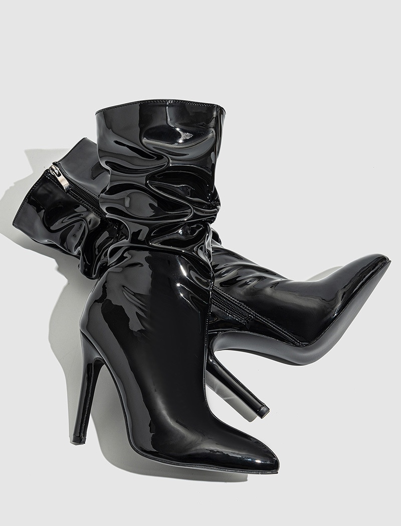 European style women's boots middle cylinder boots