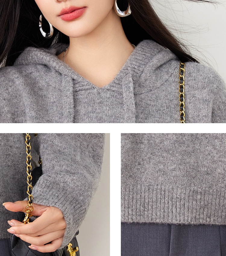 Fashion lazy sweater Western style autumn tops for women