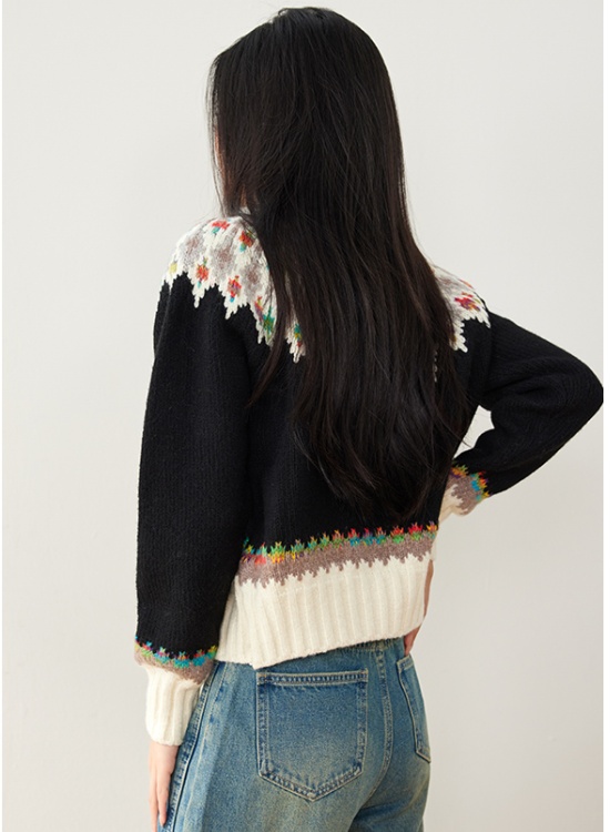 Retro autumn and winter lazy sweater for women