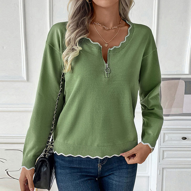 Pure cardigans tops Casual sweater for women