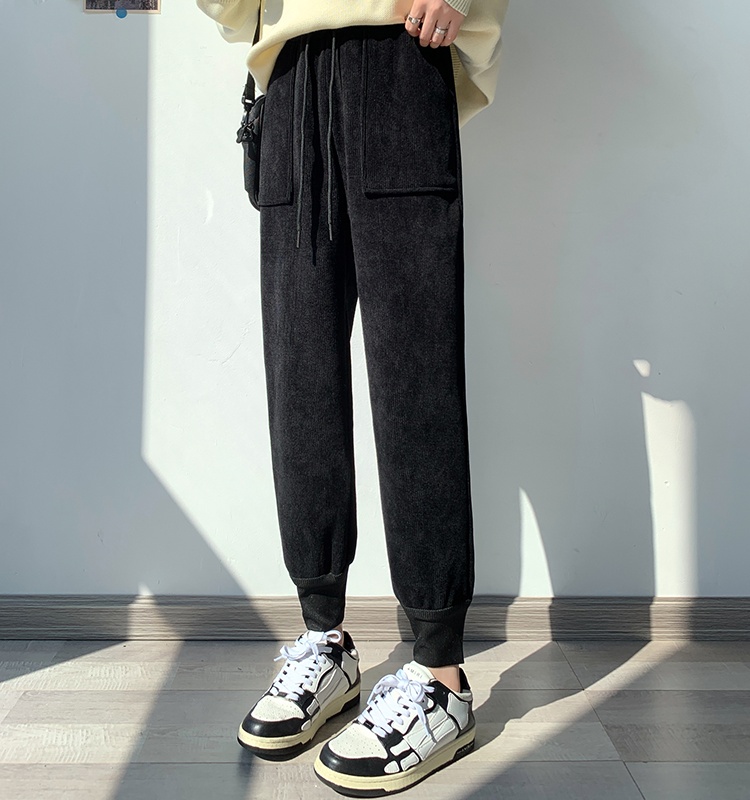 Large yard Casual sweatpants loose nine pants for women