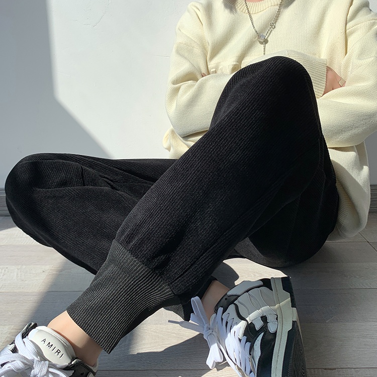 Large yard Casual sweatpants loose nine pants for women